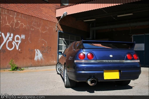 Nissan Skyline R33 GTS-T bak 